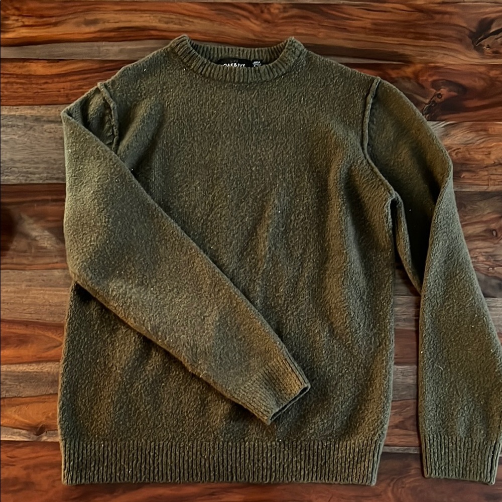 Olive Green Men's Sweater